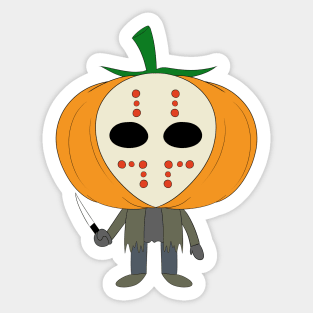 Jason The Pumpkin Sticker